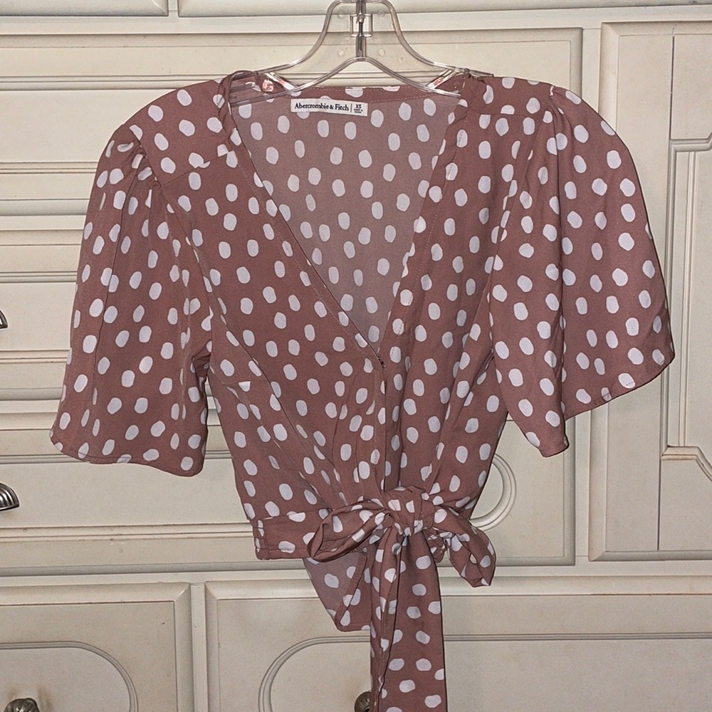 Abercrombie & Fitch tie top size xs